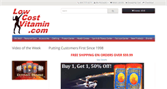 Desktop Screenshot of lowcostvitamin.com