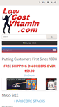 Mobile Screenshot of lowcostvitamin.com